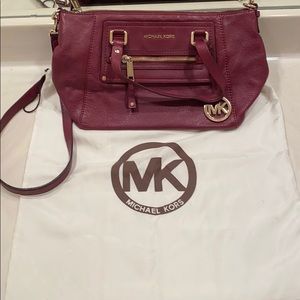 Michael Kors Burgundy CrossBody/HandBag